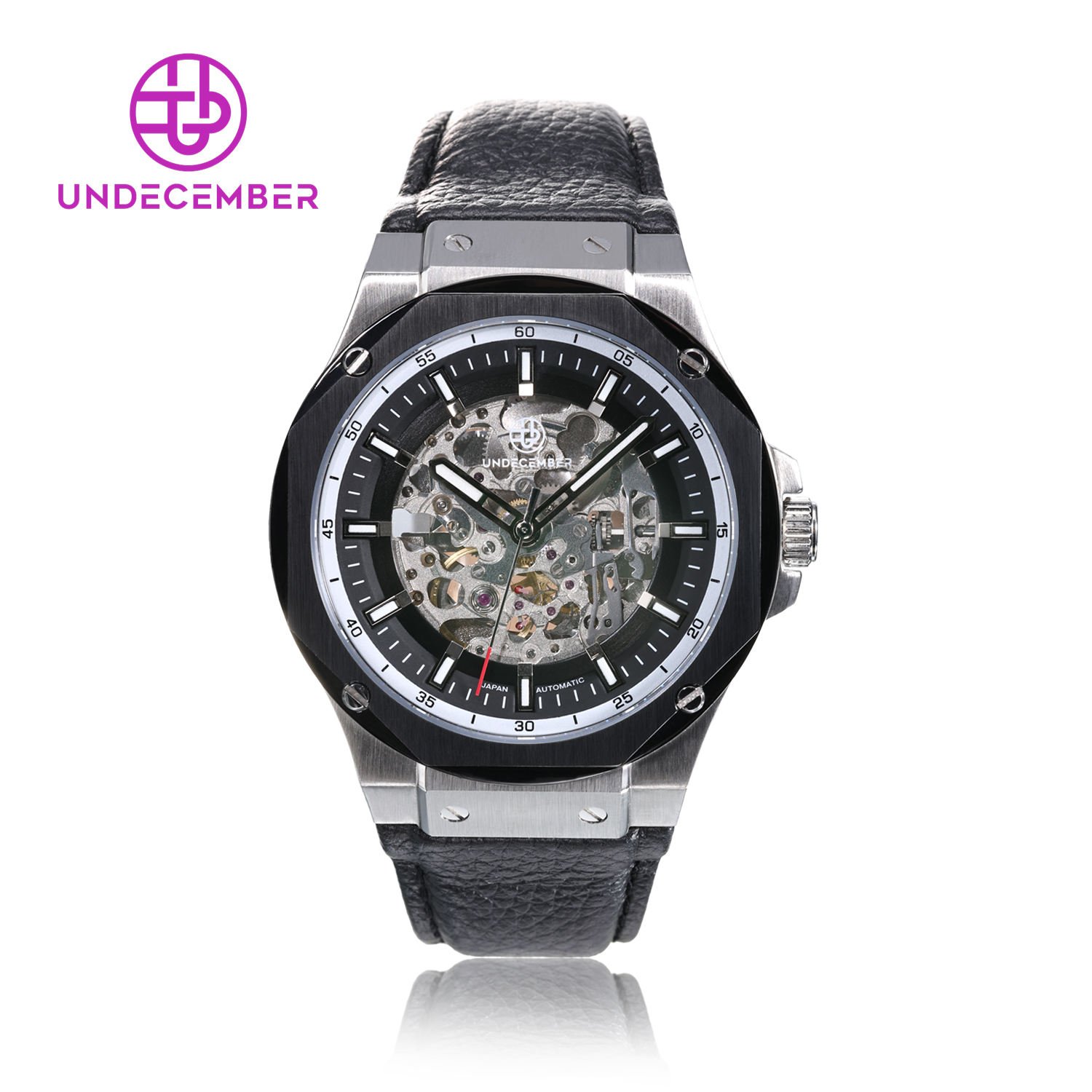 Unundecember OEM/ODM Custom Mechanical Watch Skeleton Watch Automatic Mechanical Watch for Men