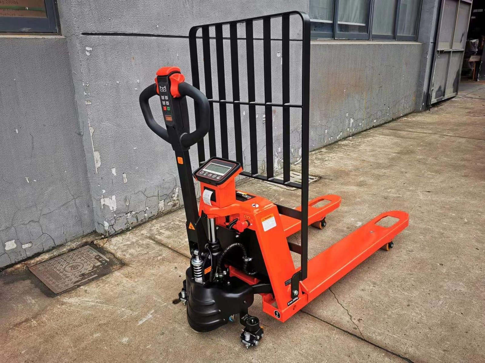 New 2000kg 2Ton Pallet Jack Scale Electronic Forklift Weighing Scale Hand Pallet Truck with for Retail Restaurant Industries