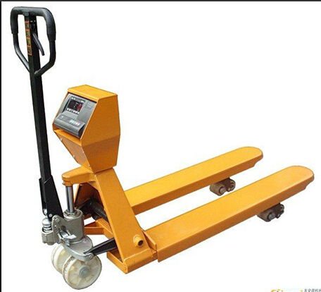 Manual Lift Trolley 2.5 Ton Truck 3000kg Scale Hydraulic Pallet Truck Weight Weighing Scale Truck
