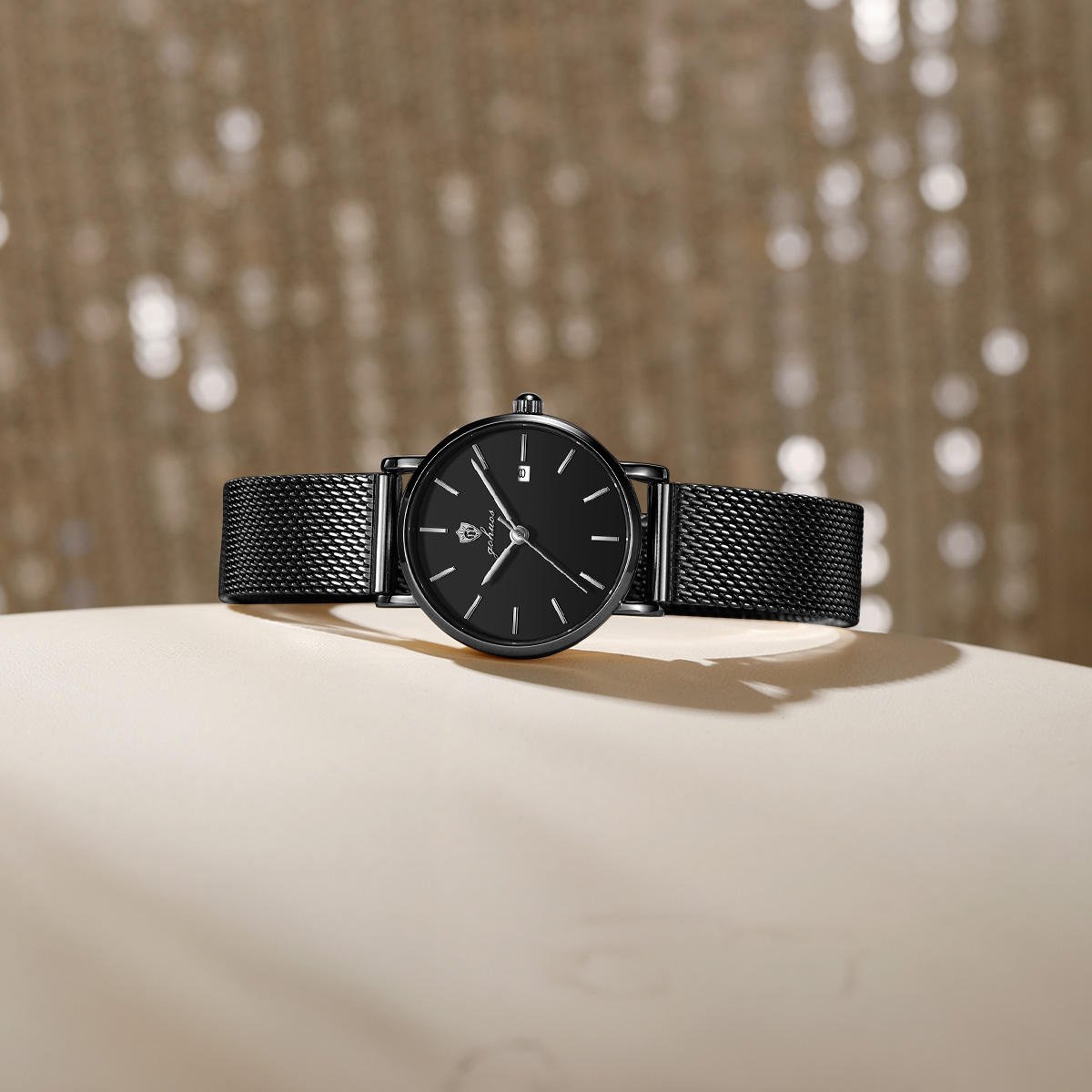 Gohuos 7821 Simple Design Lady Fashion Stainless Steel Strap Watches Luxury 30M Waterproof Quartz Women Auto Date Wristwatch