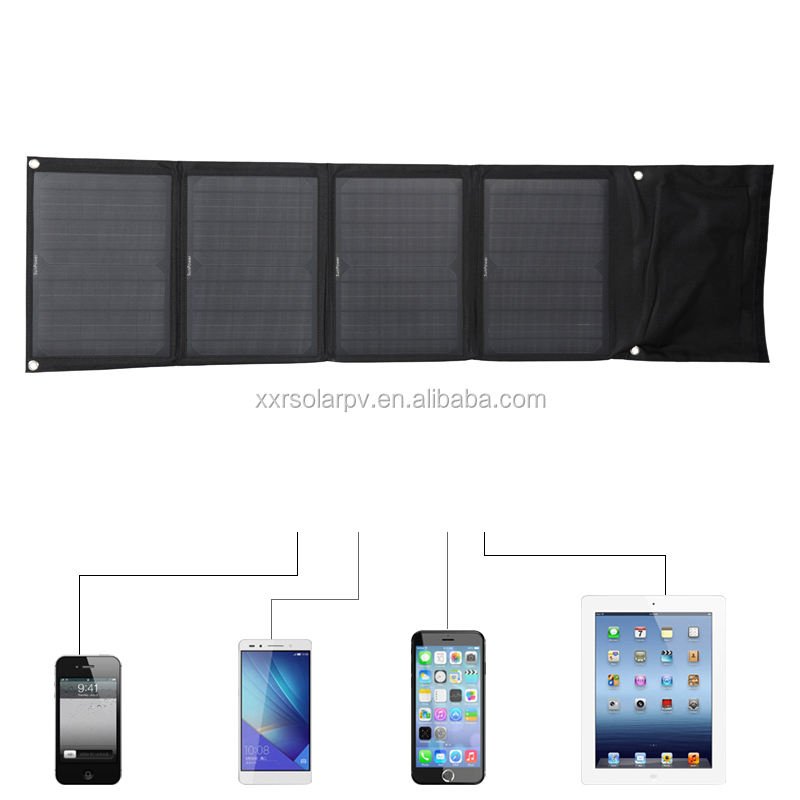 Wholesale a Grade Quality 40W Portable Folding Solar Panels Charger Monocrystalline Silicon for Outdoor Emergency Survival