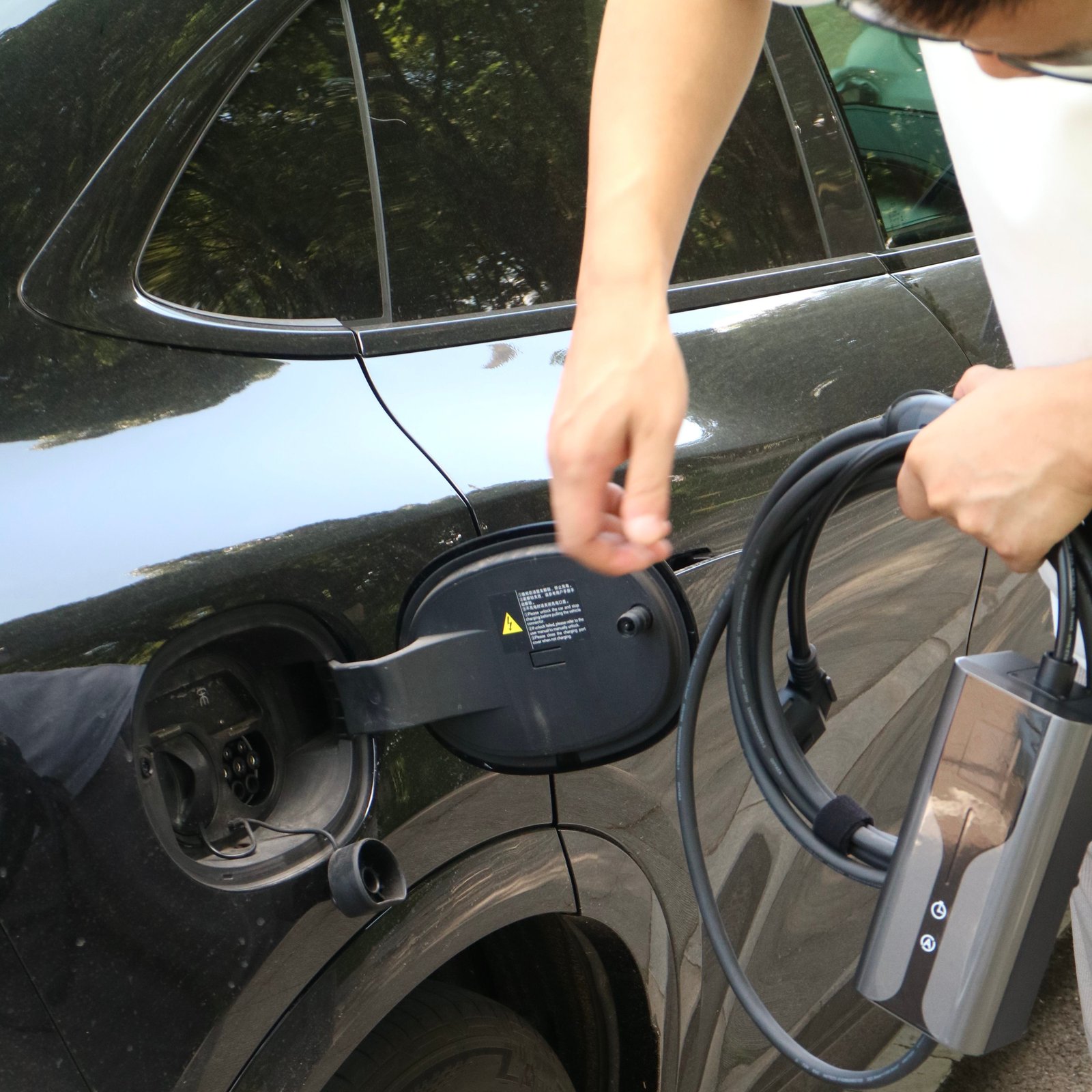 Portable 11KW 16A EV Portable Charger Type2 IEC62196-2 EVSE Charging Box Electric Vehicle Cars Charger CEE Plug 4M Cable