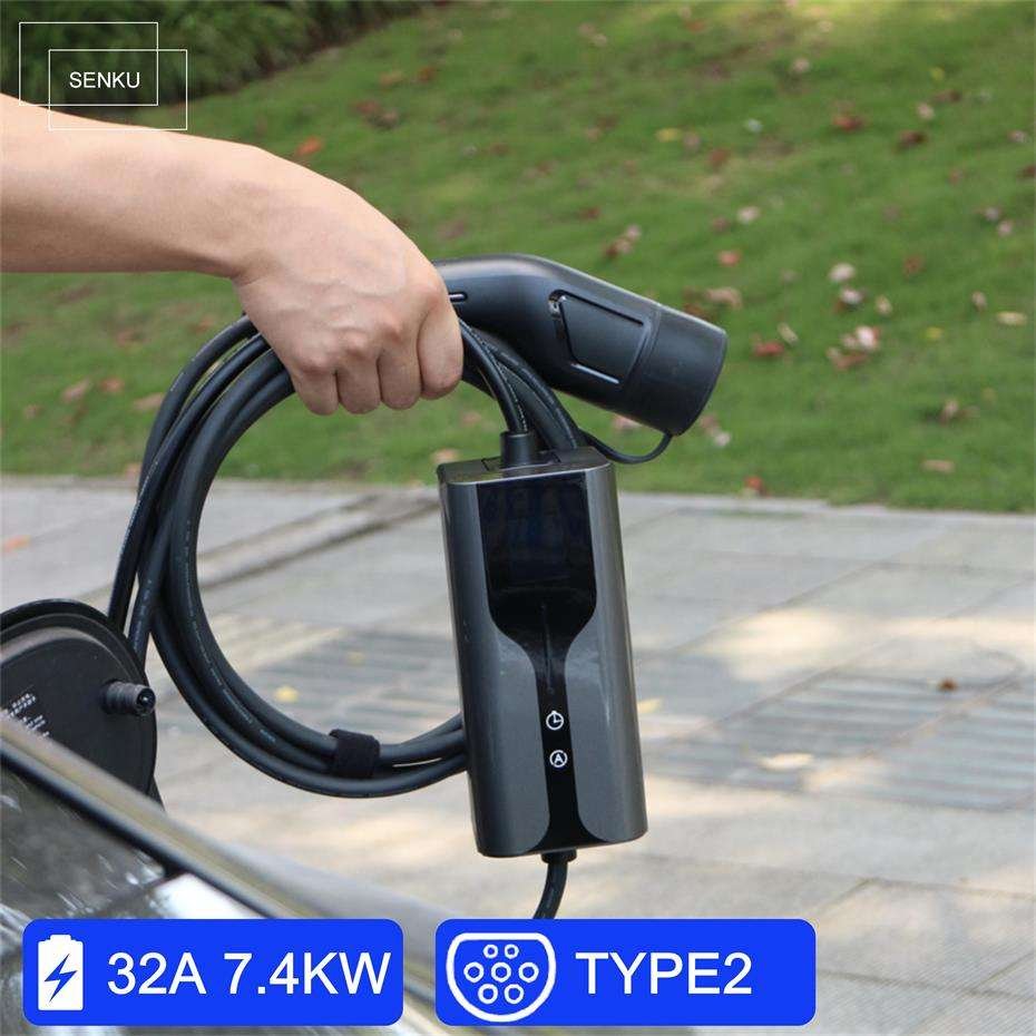 Top Quality and Good Price Portable European Standard High Power Electric Vehicle Multifunction Ev Charger Gun
