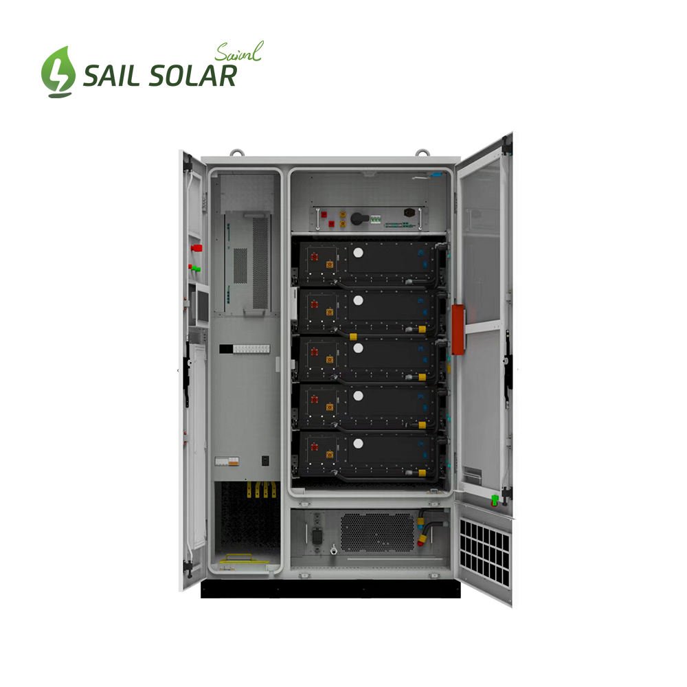 Sailsolar Industrial Commercial Energy Storage 125kw Liquid-cooled Solar Energy Storage System With 261kwh Battery Cabinet