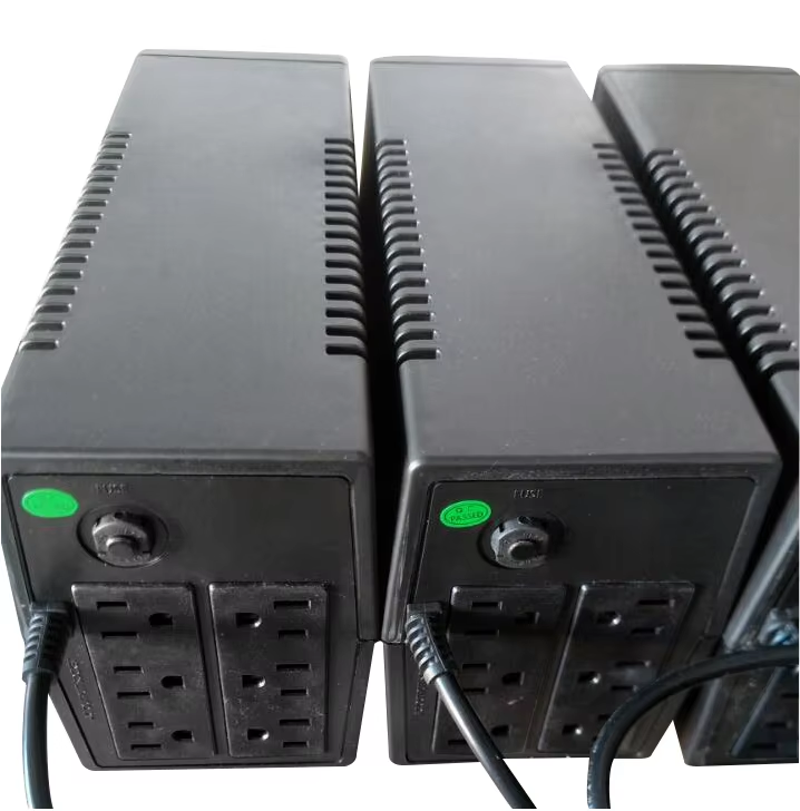 High Quality Line Interactive UPS Battery Backup 500VA/600VA/725VA/1050VA Single Phase 220V MT650 360 Short Circuit Protection