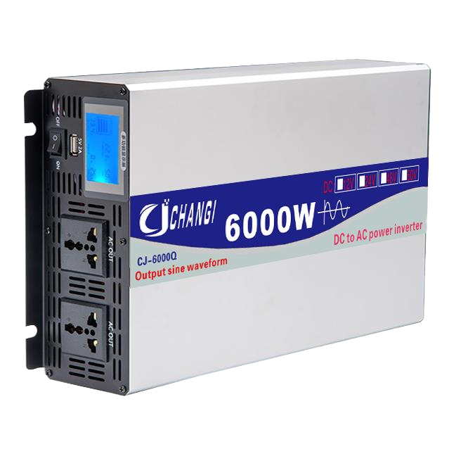 CHANGI CJ-3000Q 3000W Pure Sine Wave Inverter 110V-220V DC/AC Single Output 50/60Hz 98.2% Efficiency Intelligent Cooling Motor