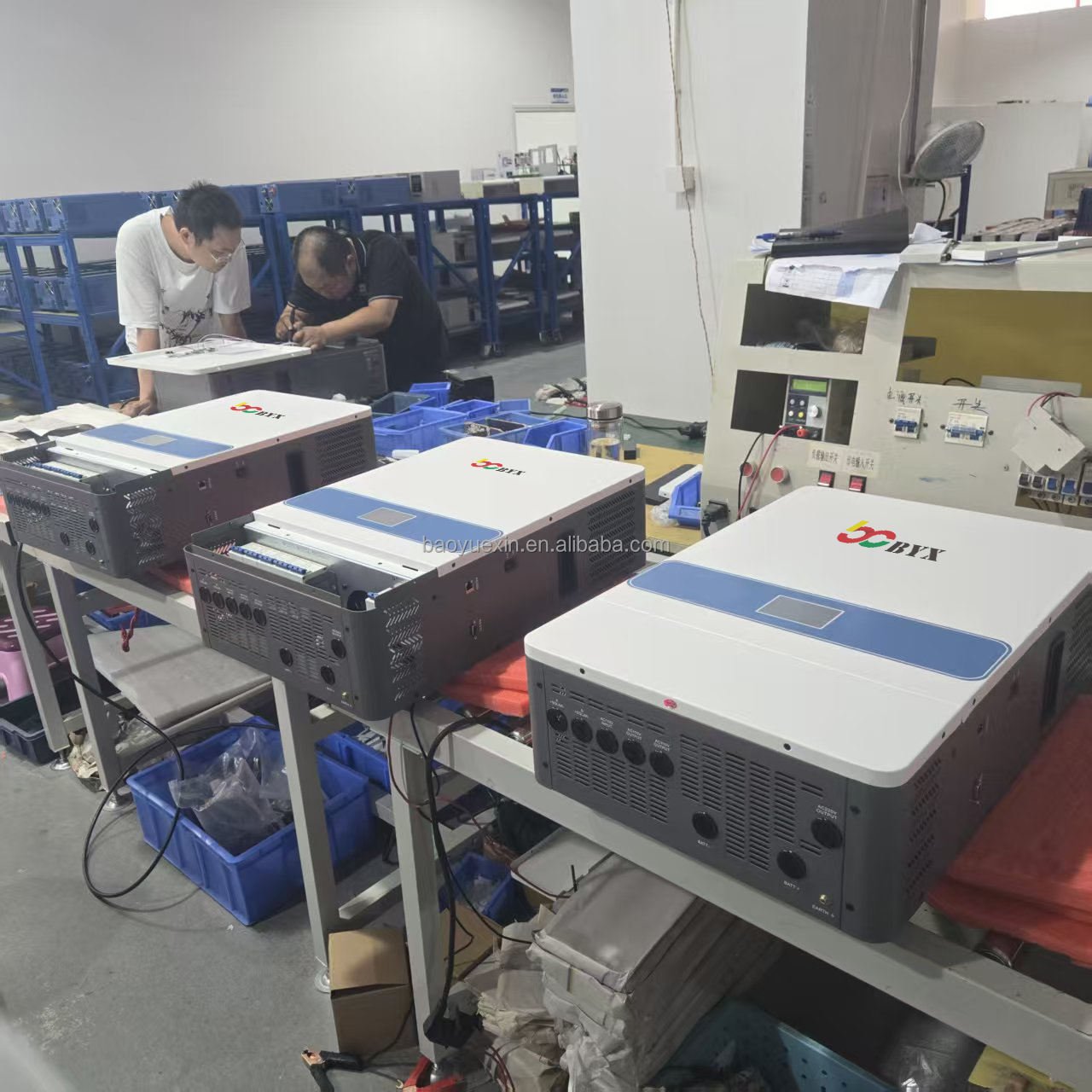 Us 24V 48V Hybrid Solar Inverter 6KW 5KW 10KW 12KW Pure Sine Wave String Grid Split Phase AC MPPT WIFI Single Solar Car Inverter