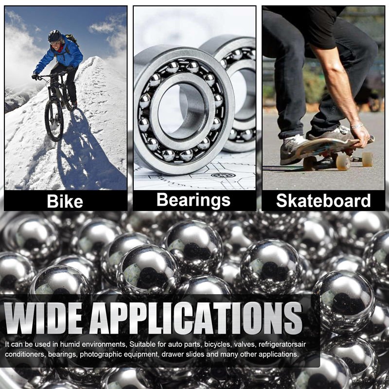 SAIGE 1.0mm Mini GCr15 Chrome Steel Ball G10 for Micro Precision Instrument Bearing High Accuracy