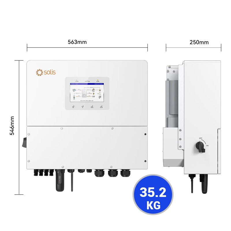 Solis S6-EH3P(12-20)K-H Hybrid Solar Inverter 12-20KW Three Phase 380V High Voltage Energy Storage Li-ion/Lead-acid Battery