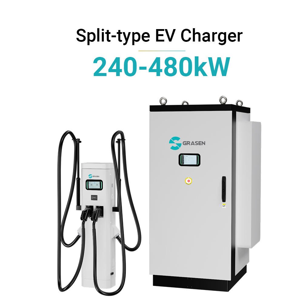 480kW Split-type DC Fast Chargers CCS2 GBT Connectors OCPP1.6J Commercial EV Charging Station for Fleets