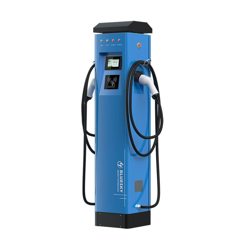 BLUESKY BSEC7KW 7KW AC OCPP 1.6 Type 1/Type 2 Electric Vehicle Charging Station One Plug Ground-Mounted 380V Input