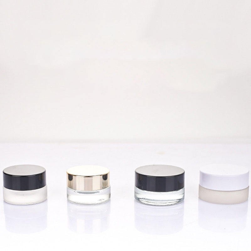 Wholesale CBD Glass Jar Round Glass Bottle Child Proof Resistant Glass Jar for Hemp Oil Glass Container