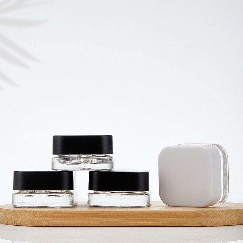 Wholesale CBD Glass Jar Round Glass Bottle Child Proof Resistant Glass Jar for Hemp Oil Glass Container