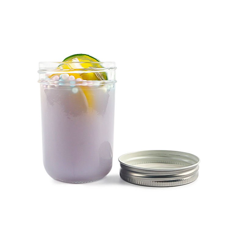 Cheap Empty 250ml 8oz Wide Mouth Round Food Grade Jam Caviar Glass Mason Jars With Regular Lids