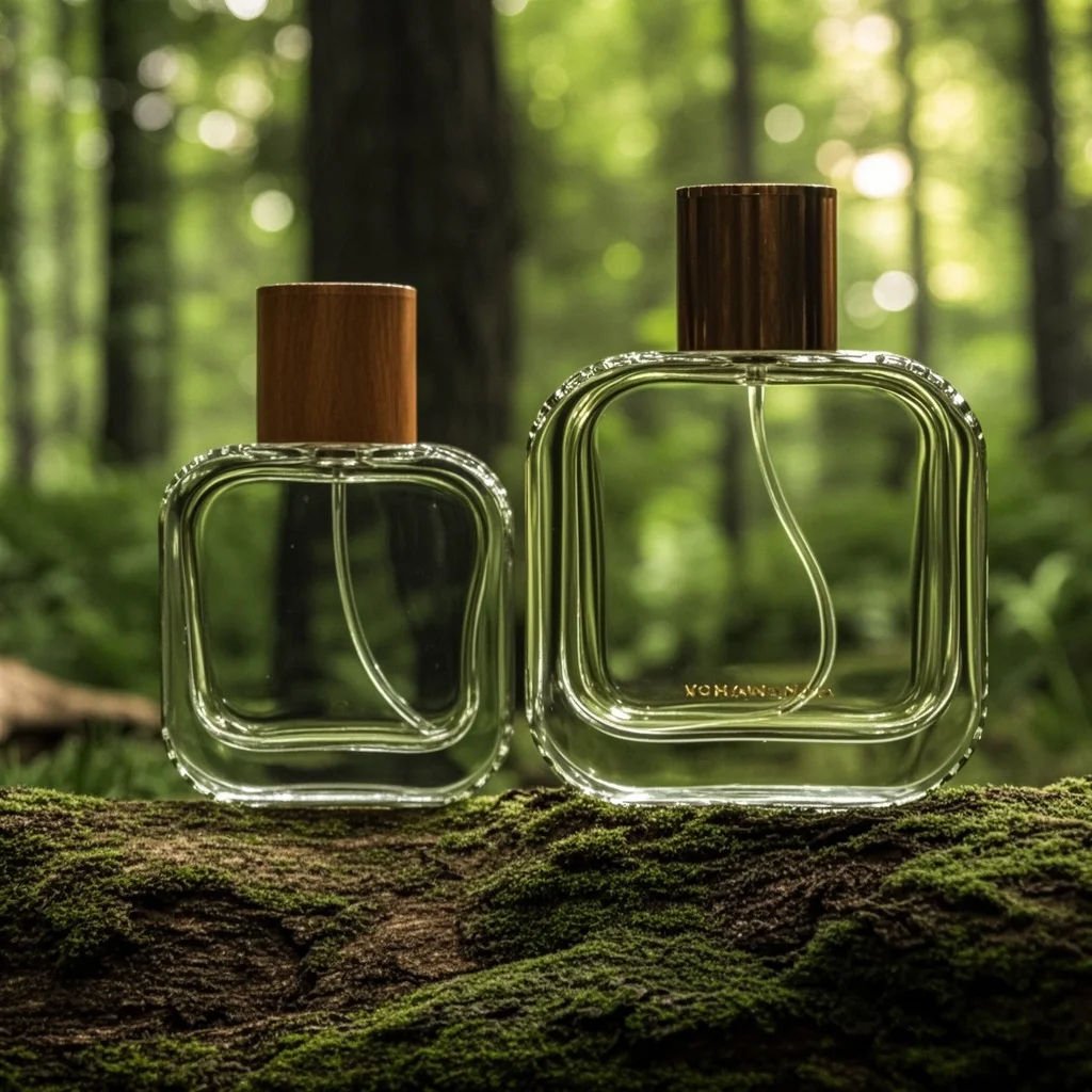 High Quality Transparent Luxury Glass Perfume Bottle Square 30ml 50ml 100ml Sizes Spray for Empty Packing Minimum Order 100pcs