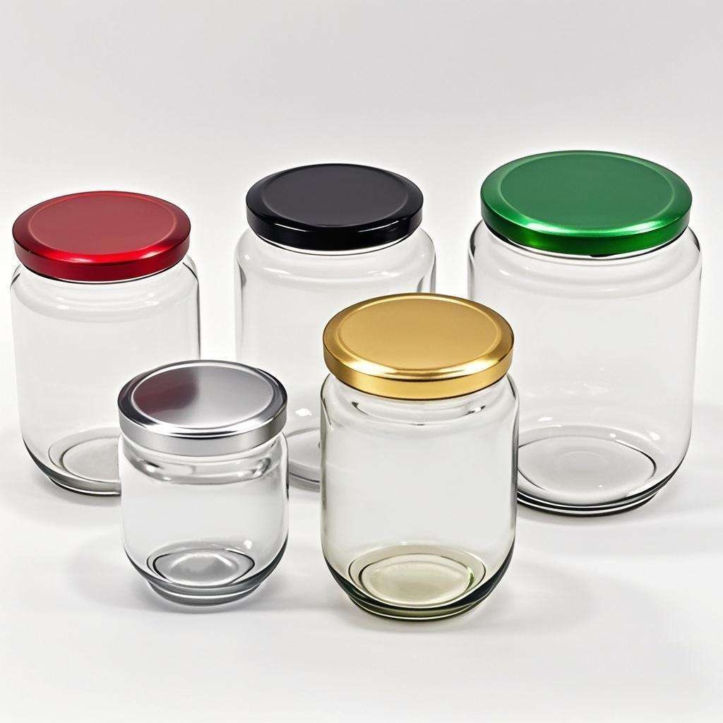 Factory Price 8oz 10oz 12oz 16oz 32oz Wide Mouth Glass Mason Jar Glass Storage Jar for Jam Canning Food Storage With Screw Lid