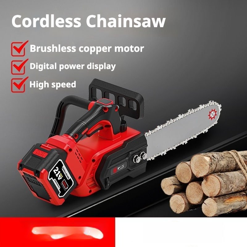 8 INCH Chain Saw Wholesale Factory Supply DIY Battery Chain Saw Portable Wood Cutting Machine Mini Electric Chainsaw