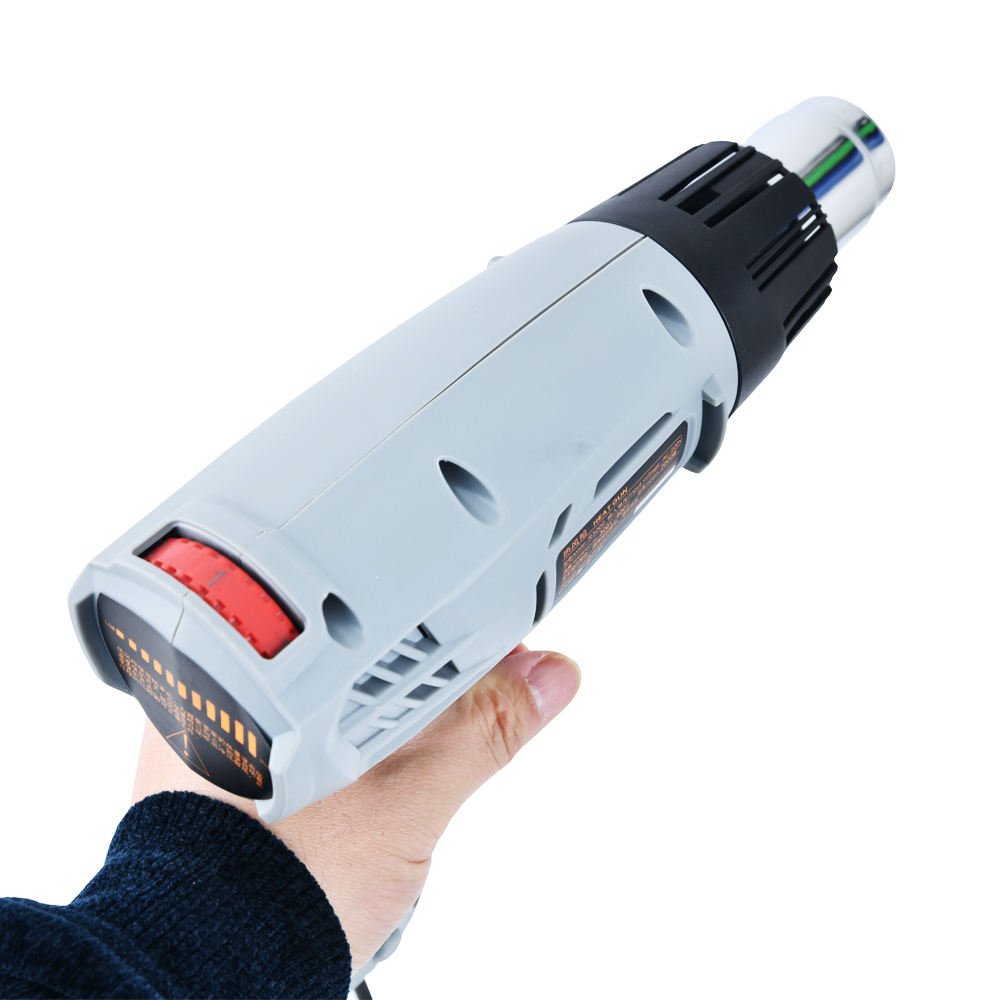 TOPEAST R3001 2000W Industrial Electric Hot Air Gun with Adjustable Temperature 650 1.5M Cord 600g Weight 1 Nozzle 11V/220V
