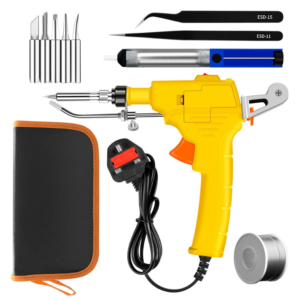 Use with Diameter 0.8mm~2.0mm Soldering Wires Power 80 Watts Max Temperature 480℃/896℉ Soldering Gun Tools Kit