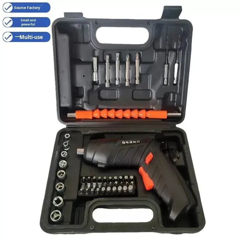 Cisivis Customized Industrial Grade Electric Screwdriver Set Lithium-ion Battery Rechargeable Household Mini Automatic
