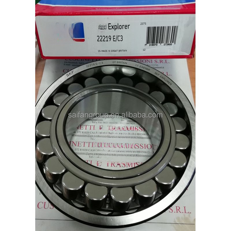 Saifan Bearing 22219CA/W33 Spherical Roller Bearing 22213 22217CAK/W33 22310CA/C3W33 22311 Double-row Bearing Size 95x170x43mm