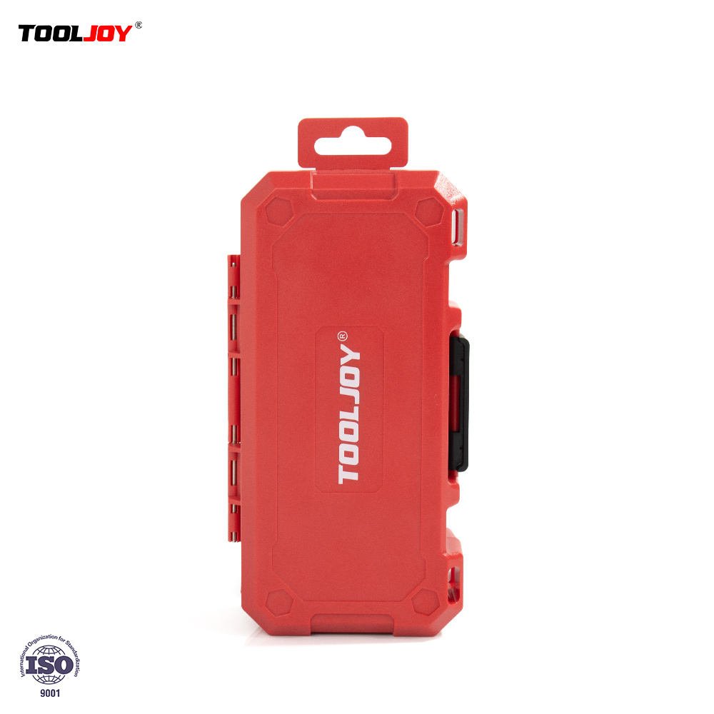 TOOLJOY Factory Supply 60pcs S2 Alloy Steel Impact Bit Set 1/4 Hex Shank & Storage Case for Structural Steel Fastening