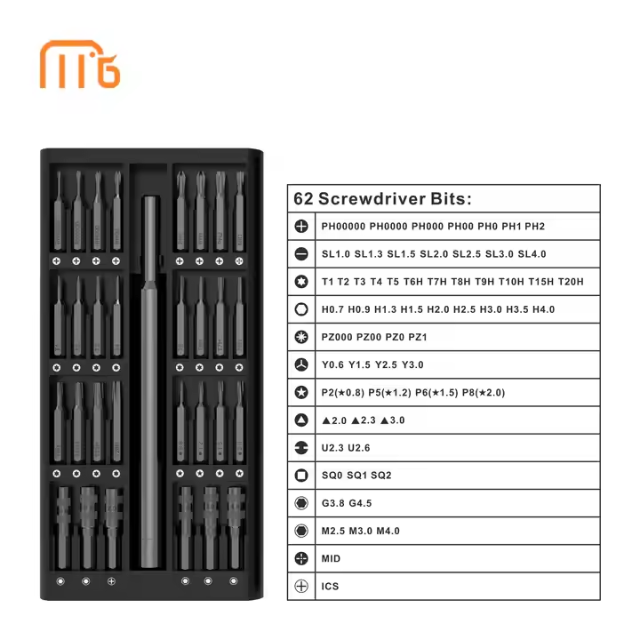 Mingtu 63 In1 for Multi-Functional Screwdriver Set DIY OEM Cell Phone Repair Kit Hand Tool Factory WholesaleMingtu 63 In1 for Multi-Functional Screwdriver Set DIY OEM Cell Phone Repair Kit Hand Tool Factory Wholesale