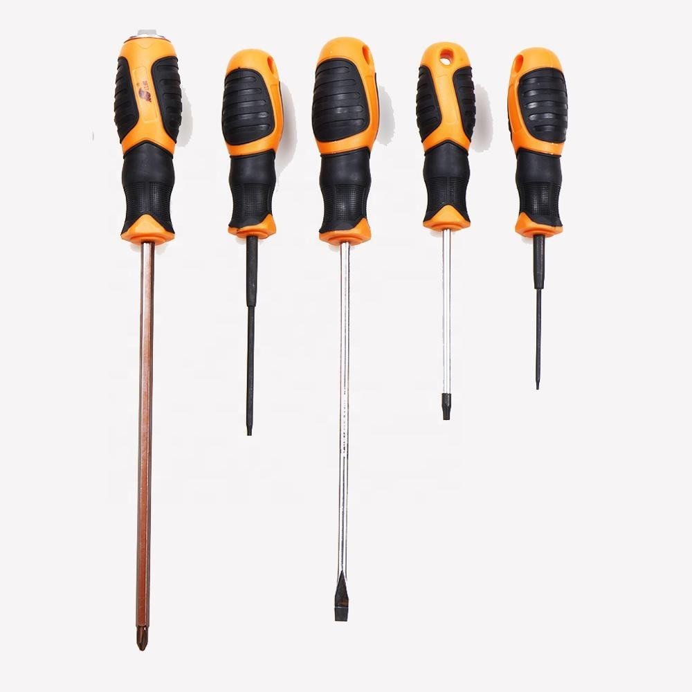 Horn Hot Sale Rubber Handle Portable Hand Repair Tool Torque Screwdriver Multi-specification Screwdriver