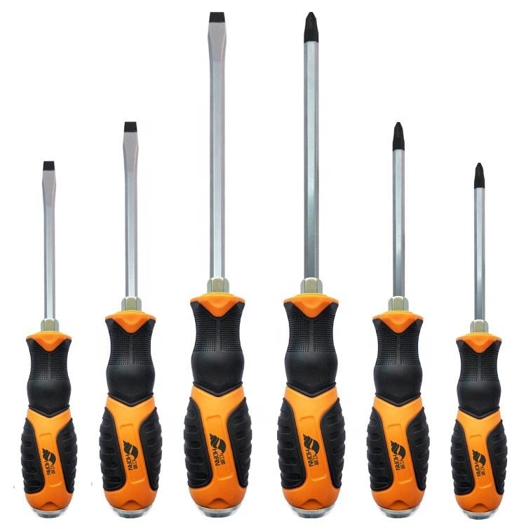 Horn Hot Sale Rubber Handle Portable Hand Repair Tool Torque Screwdriver Multi-specification Screwdriver