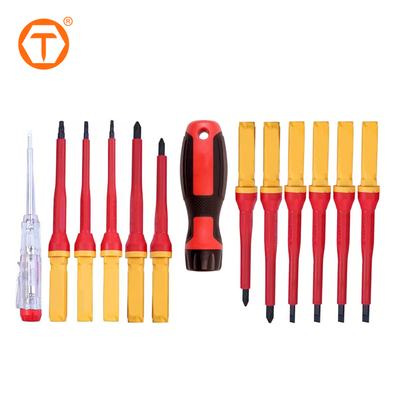 Interchangeable Electrical Electrician Tools Insulation Screwdriver Set