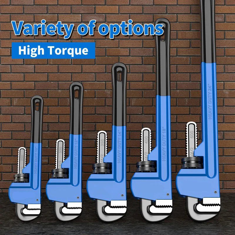 Jutye Steel Adjustable Jaws Single End Heavy Duty Hand Multi-functional Pipe Wrench Set Water Pump Pliers