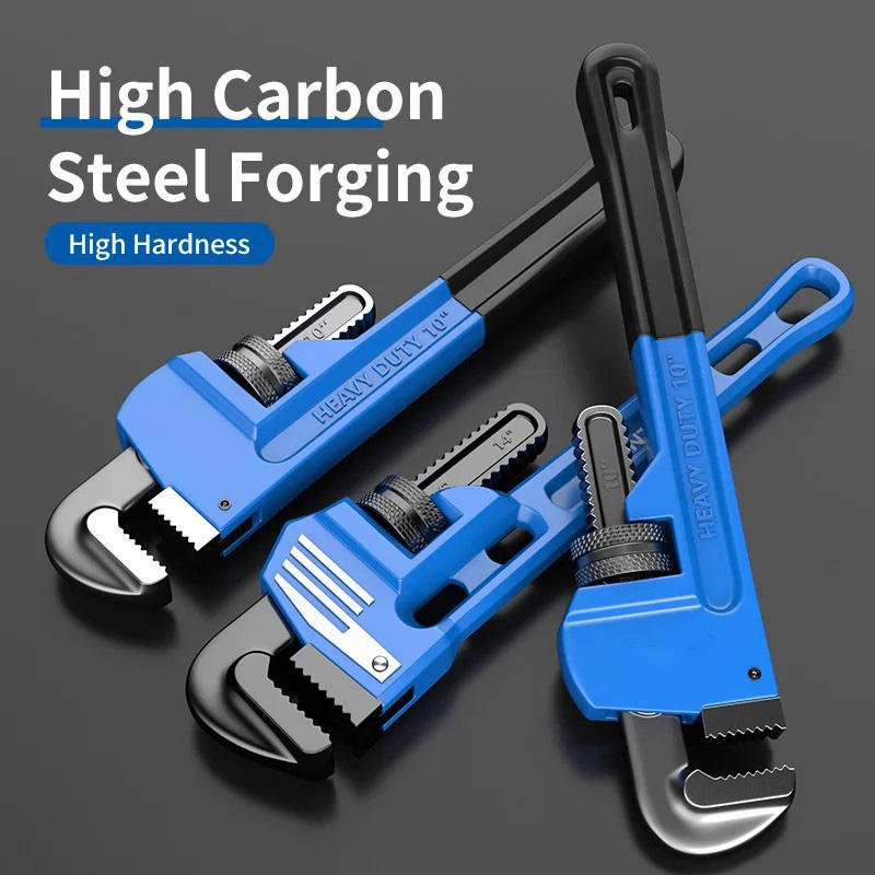 Jutye Steel Adjustable Jaws Single End Heavy Duty Hand Multi-functional Pipe Wrench Set Water Pump Pliers