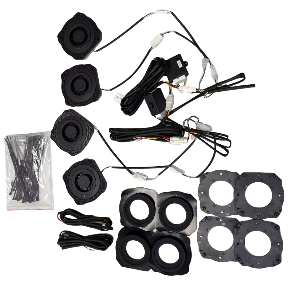 Premium Car Seat Ventilation Kit-Fast Cooling for Driver & Passenger Seats-Energy-Efficient Car Seat Cooler-Compatible for Audi