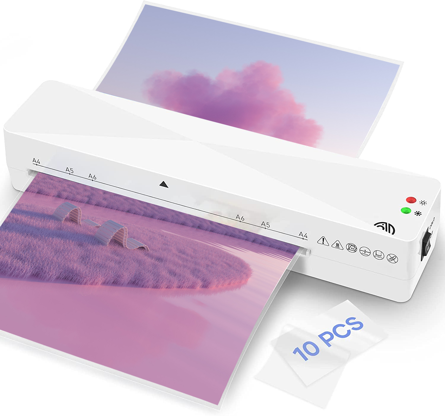 Photo Documents Tape Thermal Laminating A4 Size Cold Hot Modes Machine for Business Laminating Device