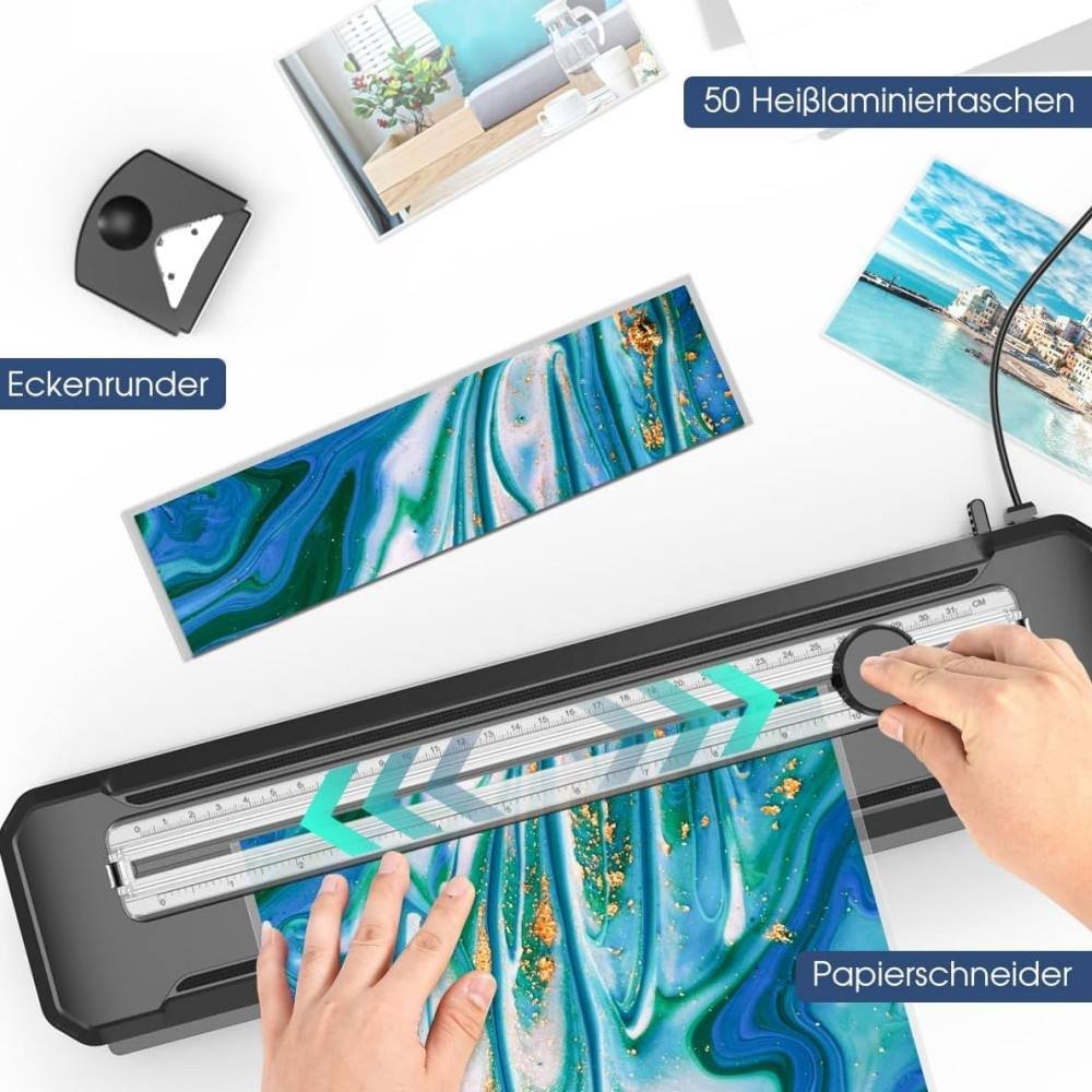 FNL007 Office School Desktop Automatic Thermal Cold Laminating 13 Inches A3 Paper Laminating Machine