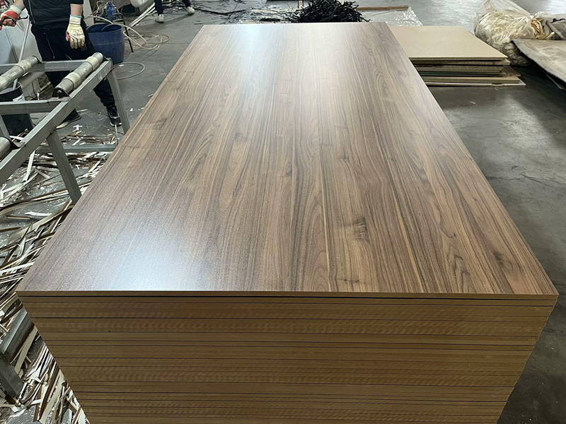 Coloured Faced 18mm Sheet Melamine Mdf Board, Veneer Mdf Uv Mdf