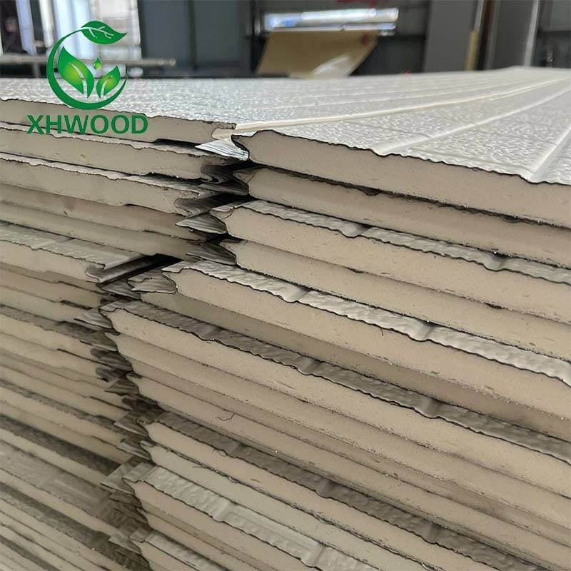 Exterior Wall Decoration Insulated Wall Panel PU Aluminum Strong Weather Resistance Sandwich Panel