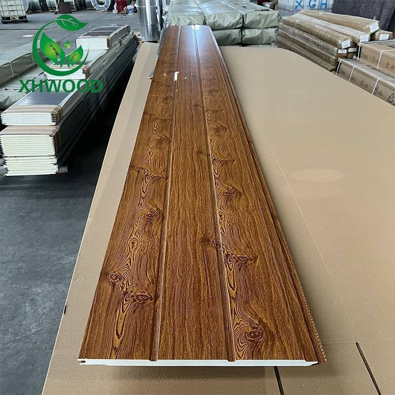 Exterior Wall Decoration Insulated Wall Panel PU Aluminum Strong Weather Resistance Sandwich Panel