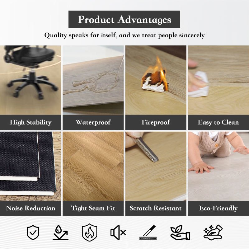 Factory Direct Price LVT Flooring 3mm for Commercial Use with Waterproof