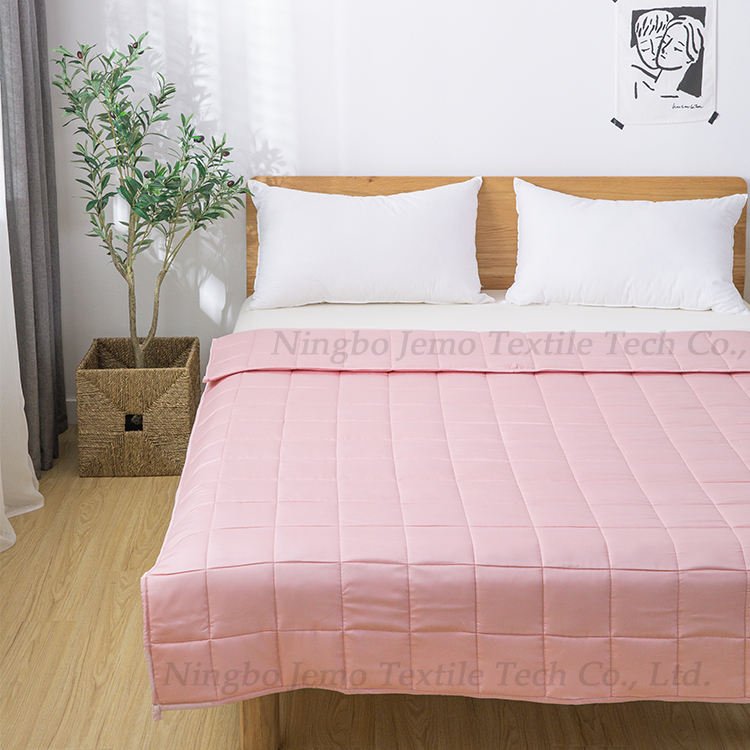 Organic Bamboo Home Comfort Bamboo Fabric Weighted Knitted Blankets Cooling Feature for Winter Anxiety Relief