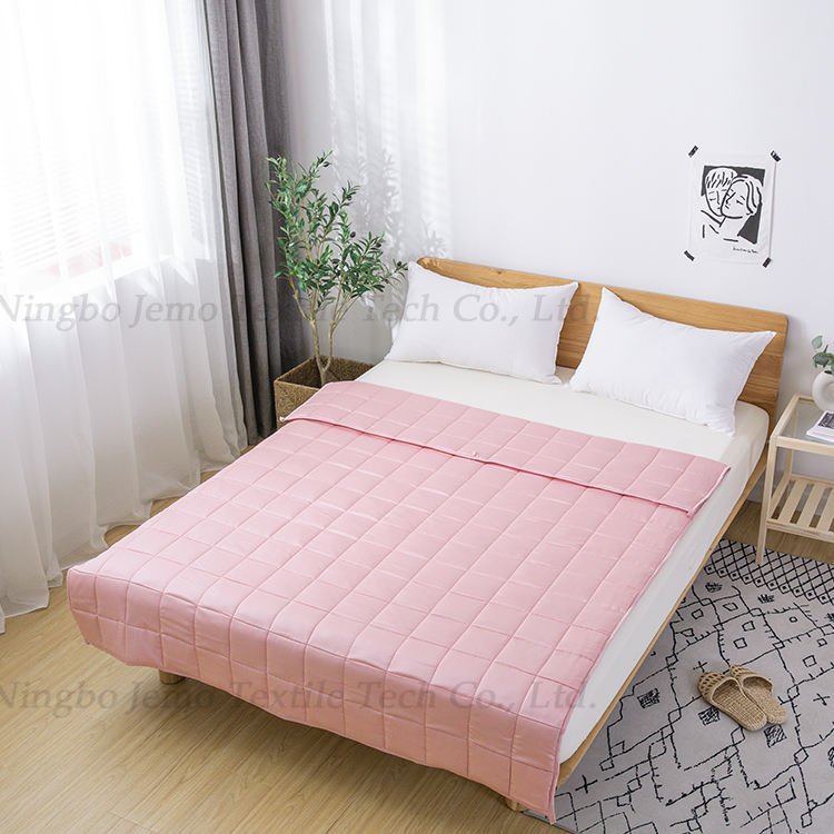 Organic Bamboo Home Comfort Bamboo Fabric Weighted Knitted Blankets Cooling Feature for Winter Anxiety Relief