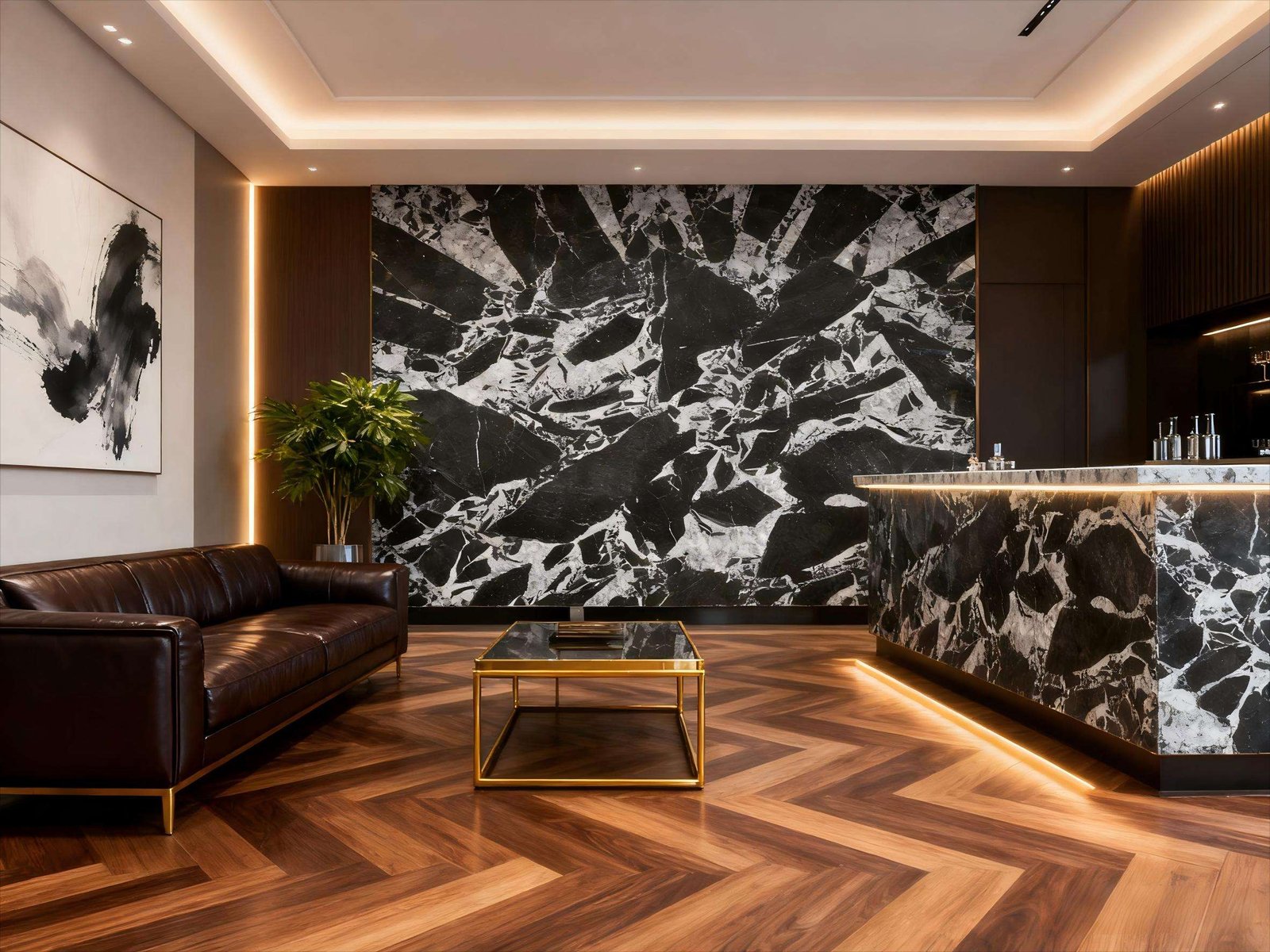 Custom Black Marble 3D Model Natural Marble Design Luxury Black Napoleon Black Natural Marble for Floor Indoor Villa Hotel