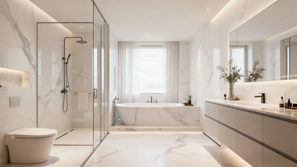 Rock Slab Calacatta Ceramic Tiles Modern Design Heat Insulation Stone Texture for Kitchen Countertops Mall Walls Custom Interior