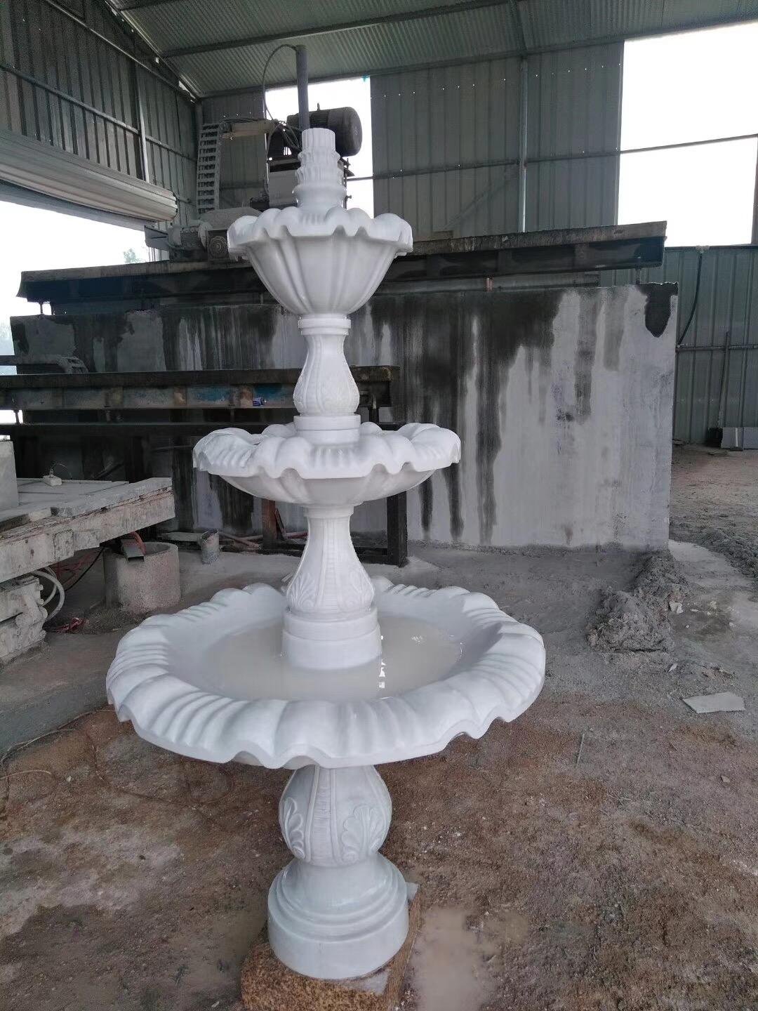 35 Years Experience Factory Custom Wholesale Garden Marble Water Fountain Carving White Marble Fountain Outdoor for Sale