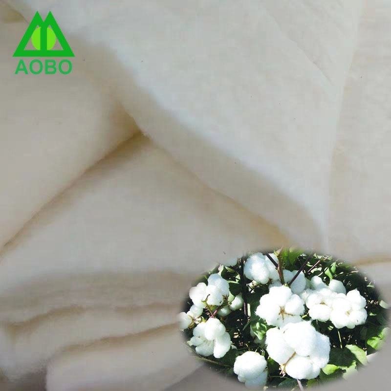 Home Textile Premium Soft 100% Pure Cotton Batting for Bedding & Quilts