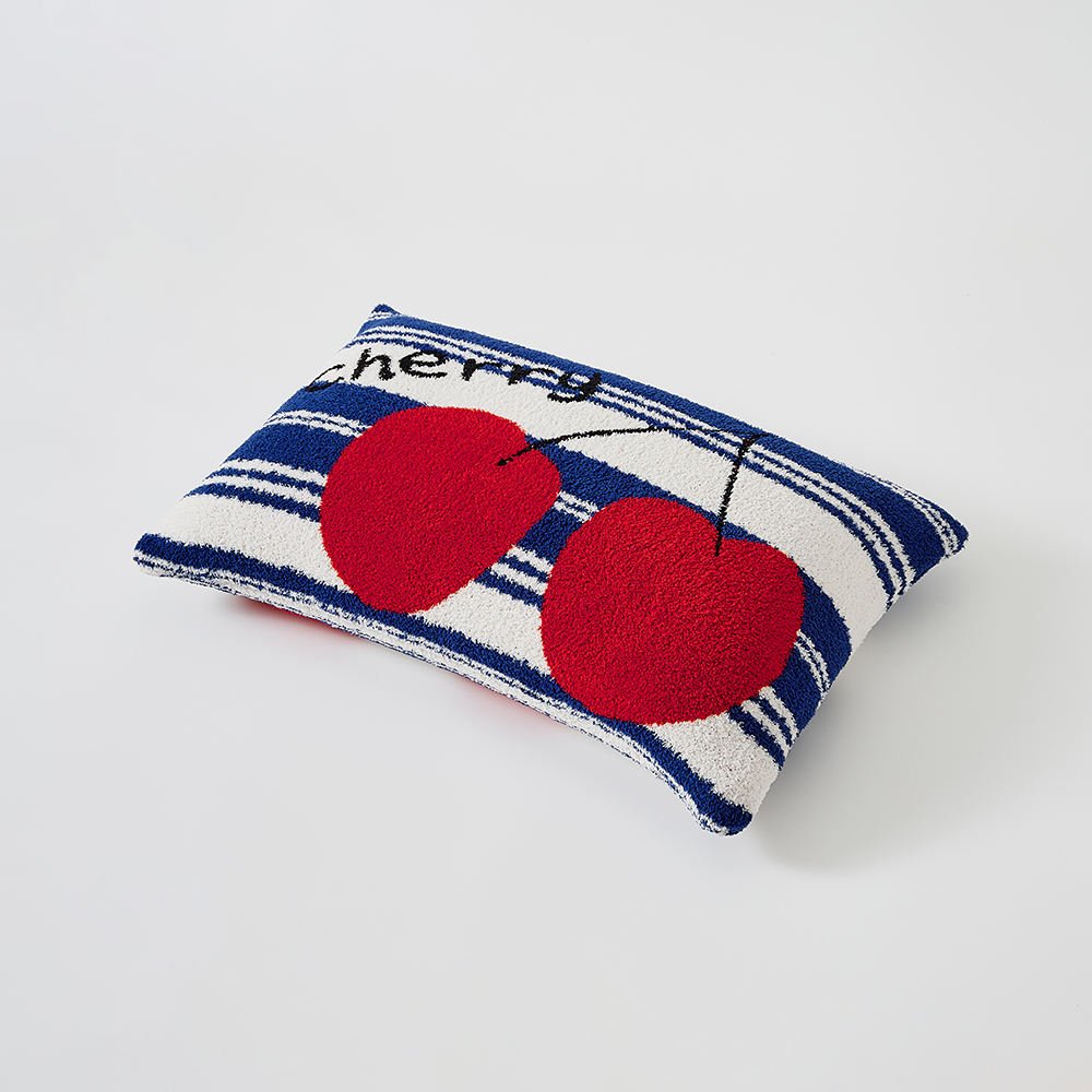 OEKO Festival Red Cherry Cushion Car Sofa Pillow Bedroom Bed Large Cushion