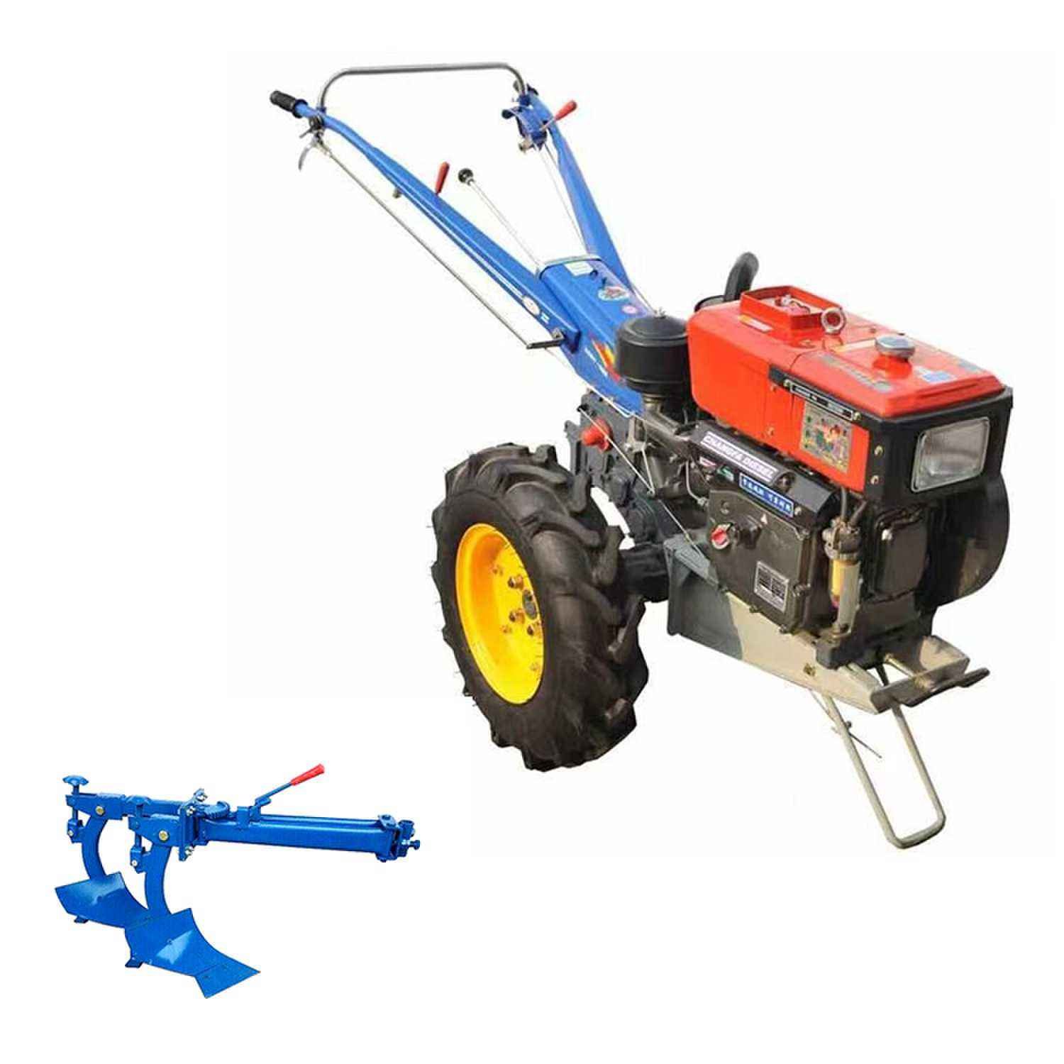 Multi-Function High Quality 2WD Diesel Walking Tractor with 20 HP for Farm Use