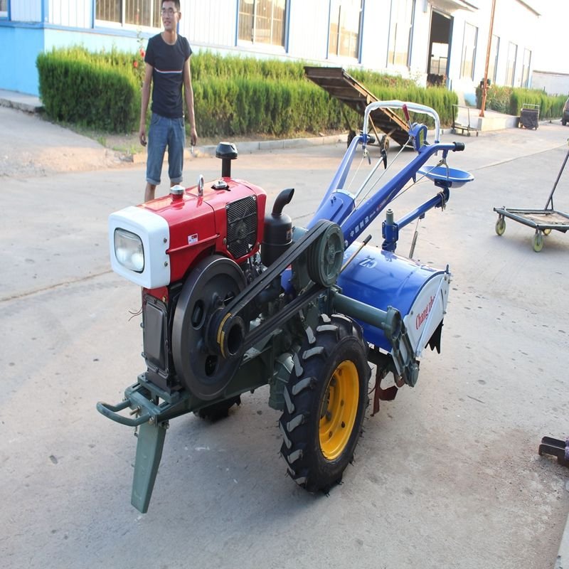 Cheap Multi Function 20 HP 2WD Diesel Small Mini Garden Tractor with Tiller High Productivity for Sale