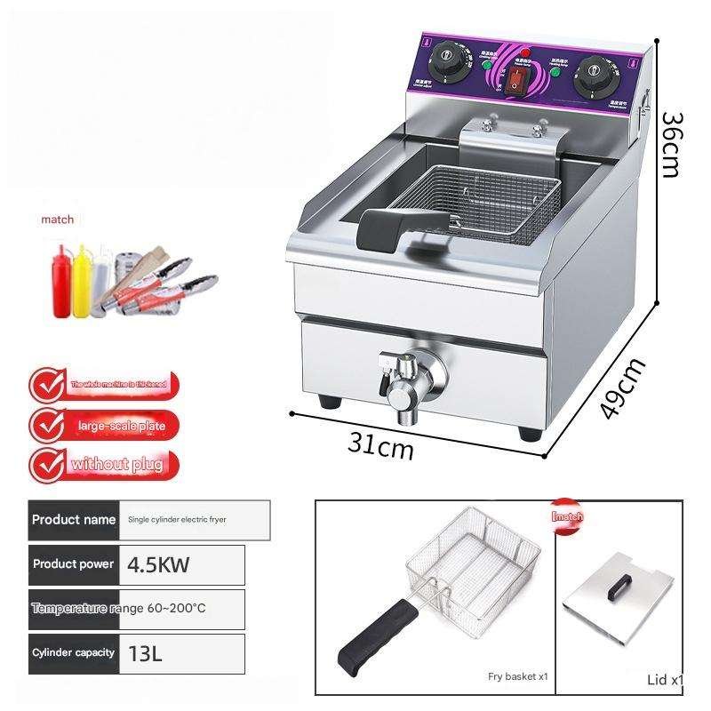 Electric Cassava Garri Fryer Machine Commercial Industrial Frying Equipment for African Food Processing