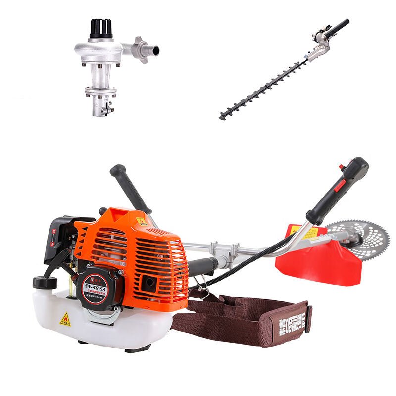 Professional Grade Two-Stroke 45CC Side-Mounted Brush Cutter Lawn Mower Hot Sale for DIY Garden Tools with Double Shoulder Strap